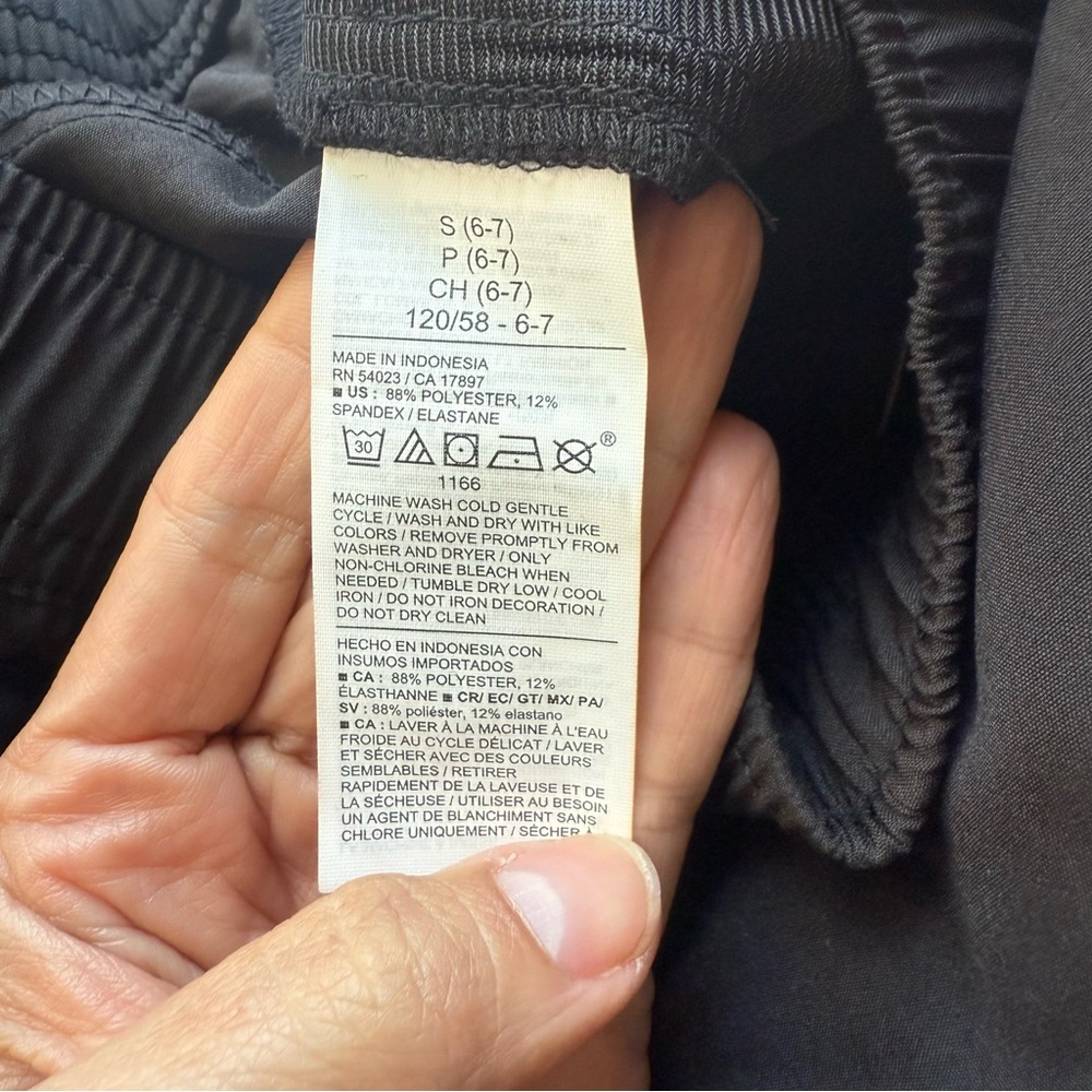 NWOT Old Navy Boys Woven Black Shorts Drawstring size S (6/7) - Picture 5 of 6